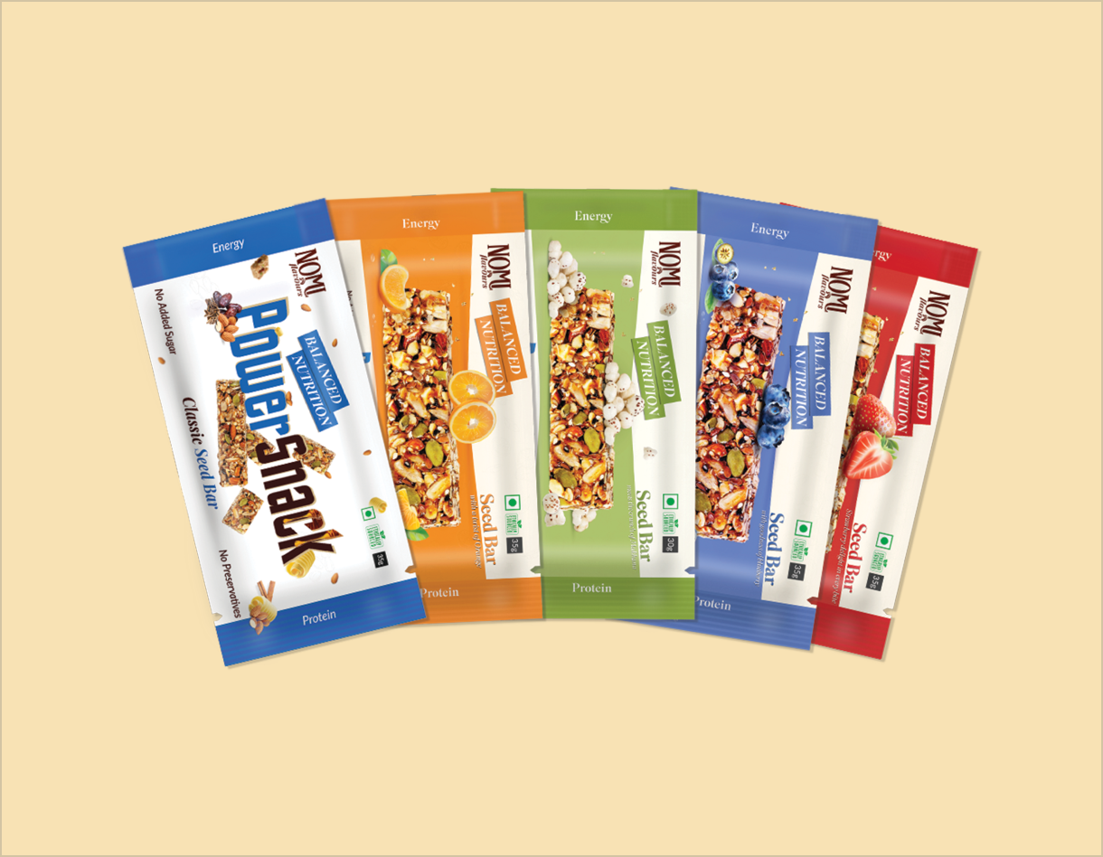 Not a Protein Bar. Not a Cereal Bar. A NOMI Bar.