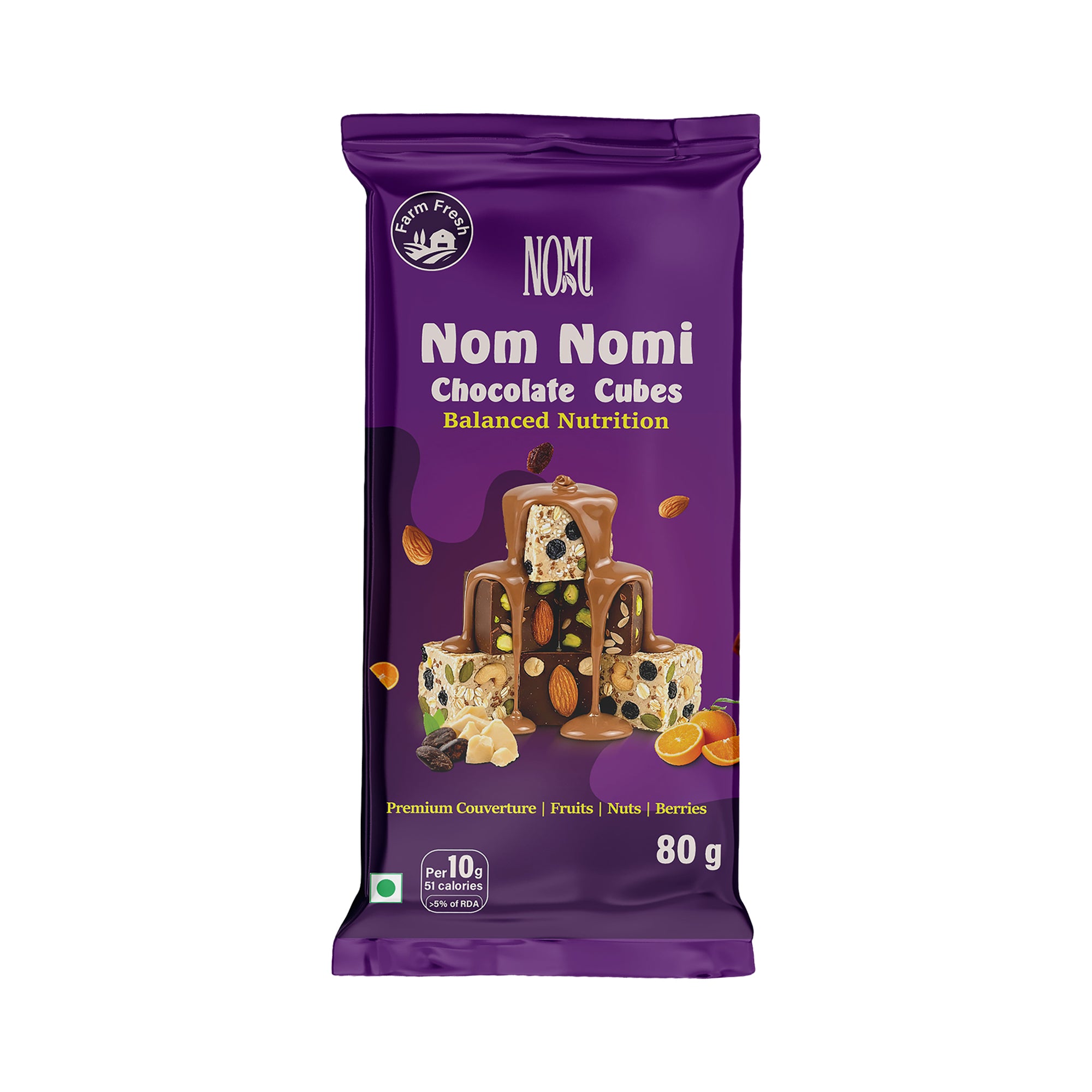 Nom Nomi Chocolate Cubes