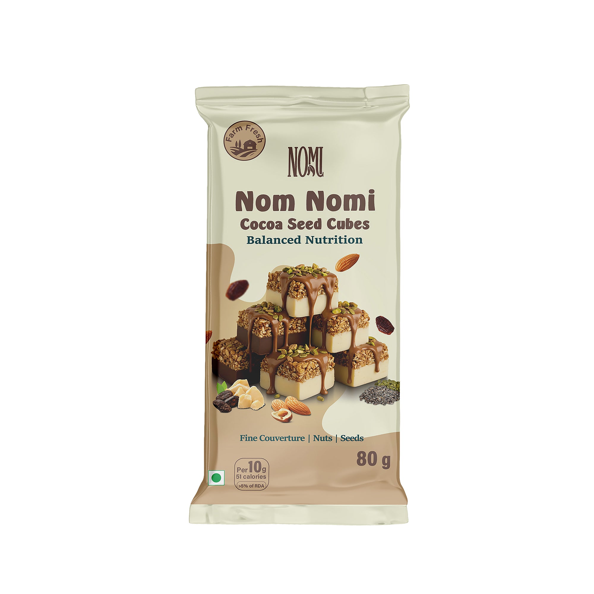 Nom Nomi Cocoa Seed Cubes