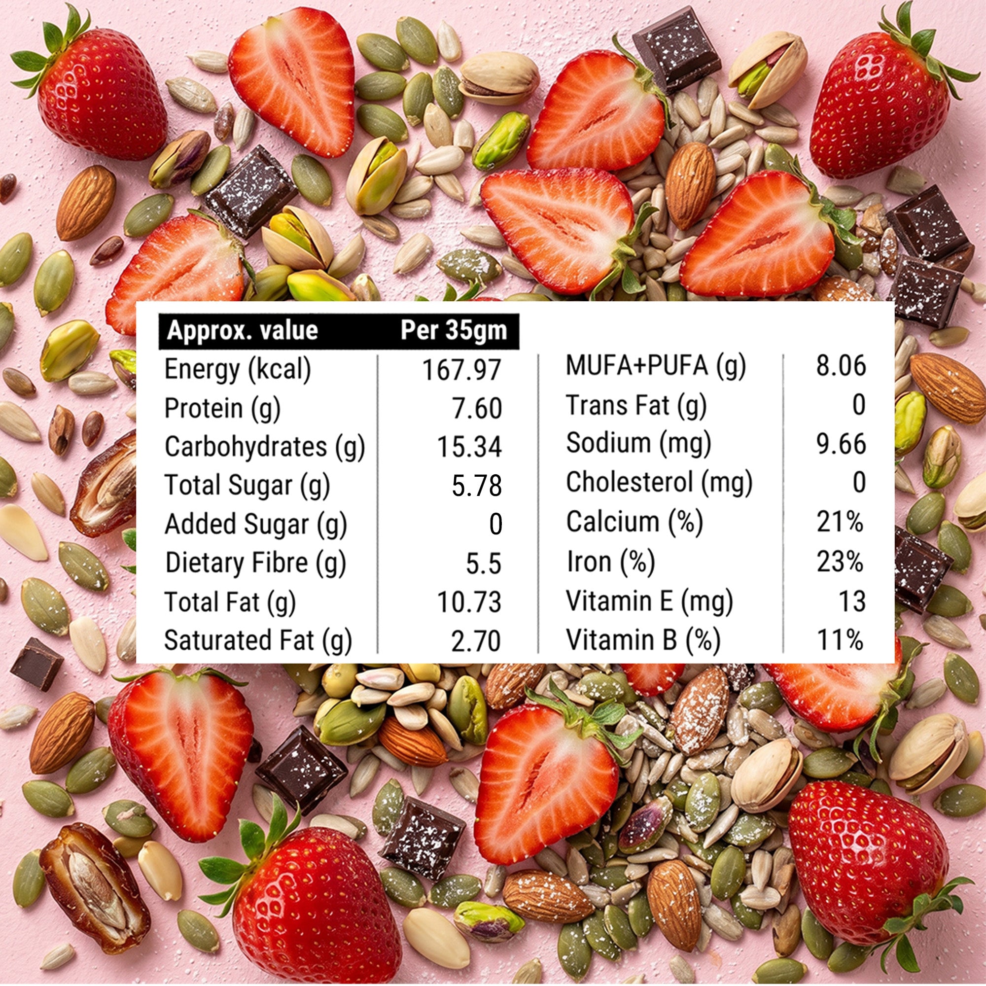 Strawberry Seed Bar