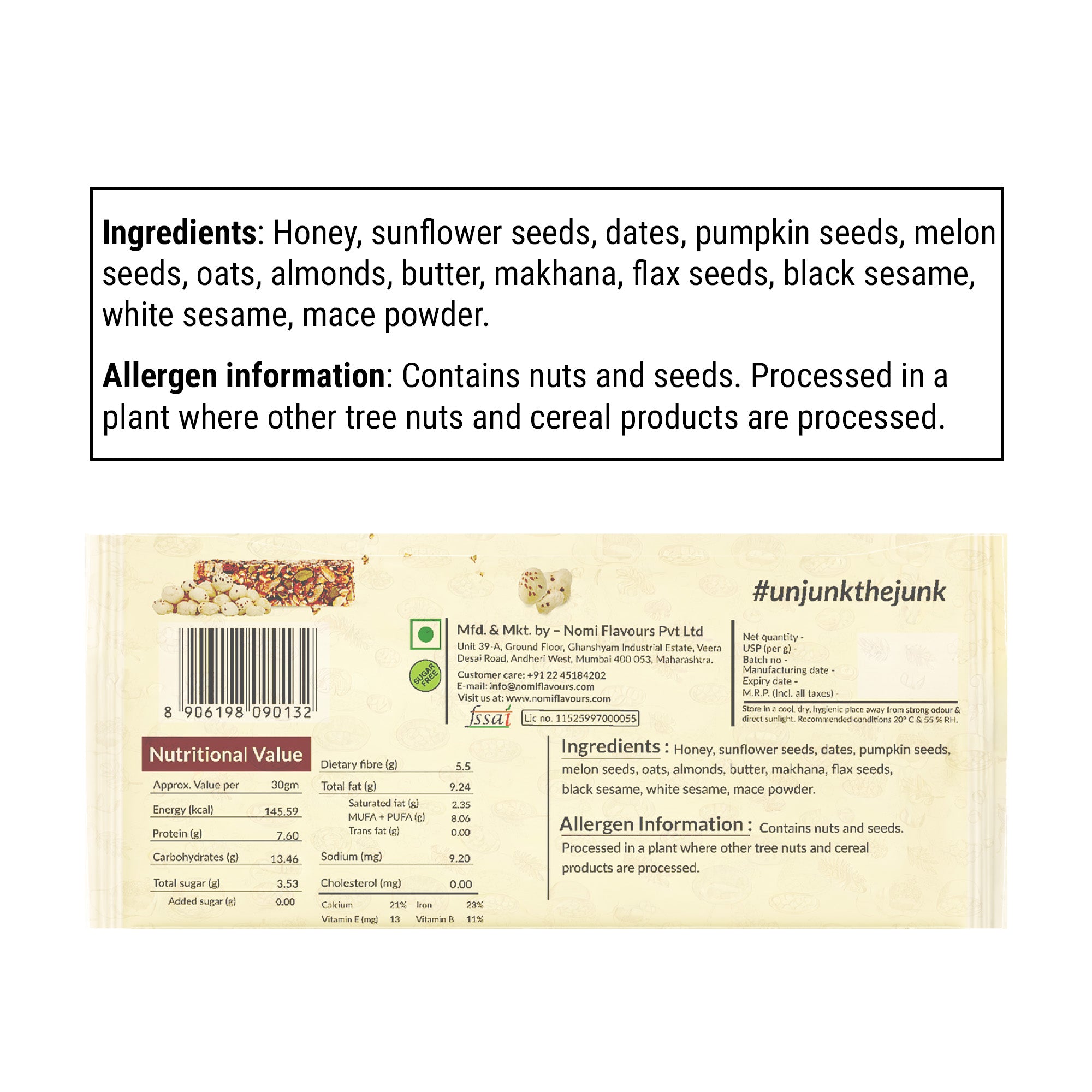 Makhana Seed Bar