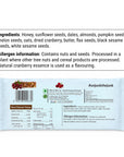 Cranberry Seed Bar