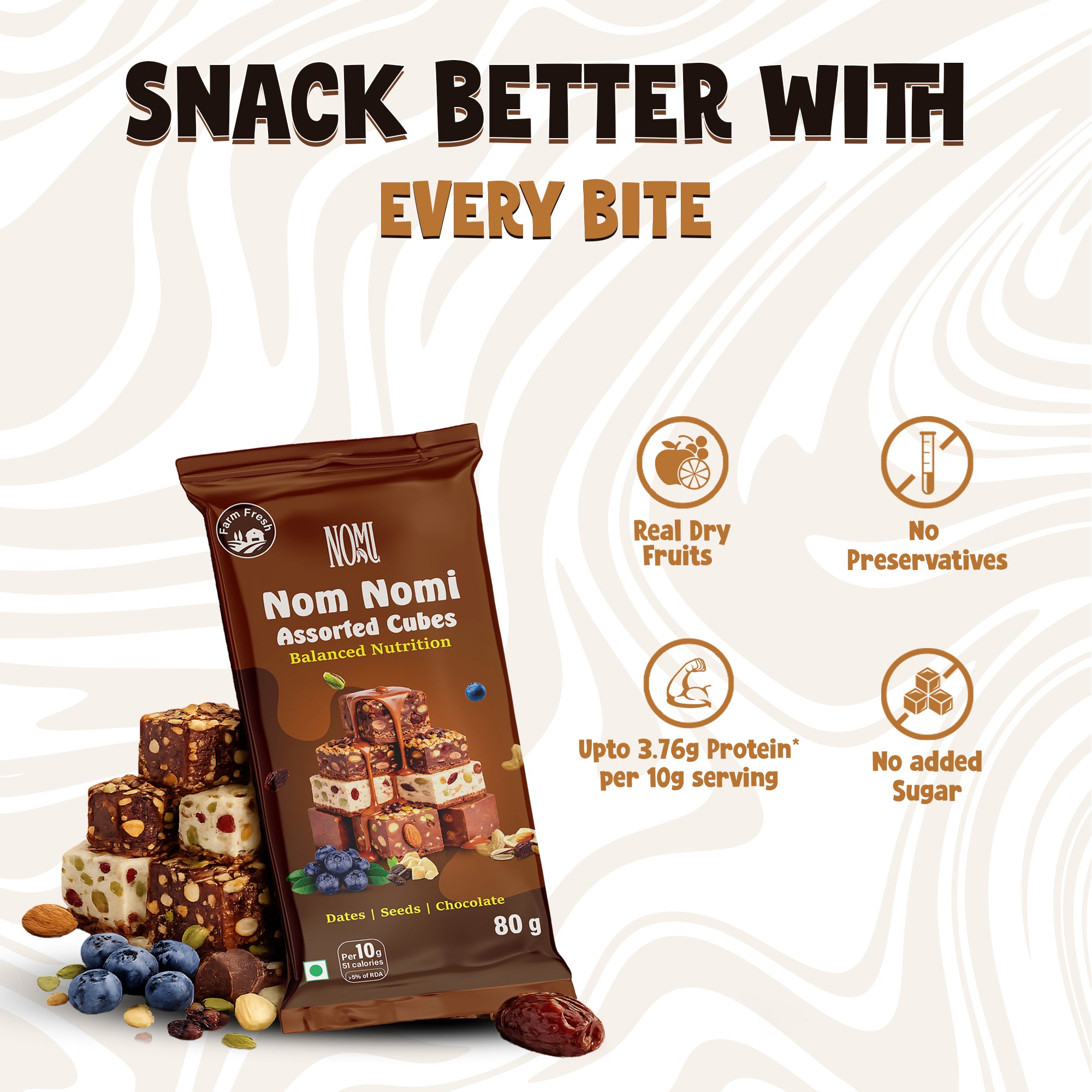 Nom Nomi Assorted Cubes