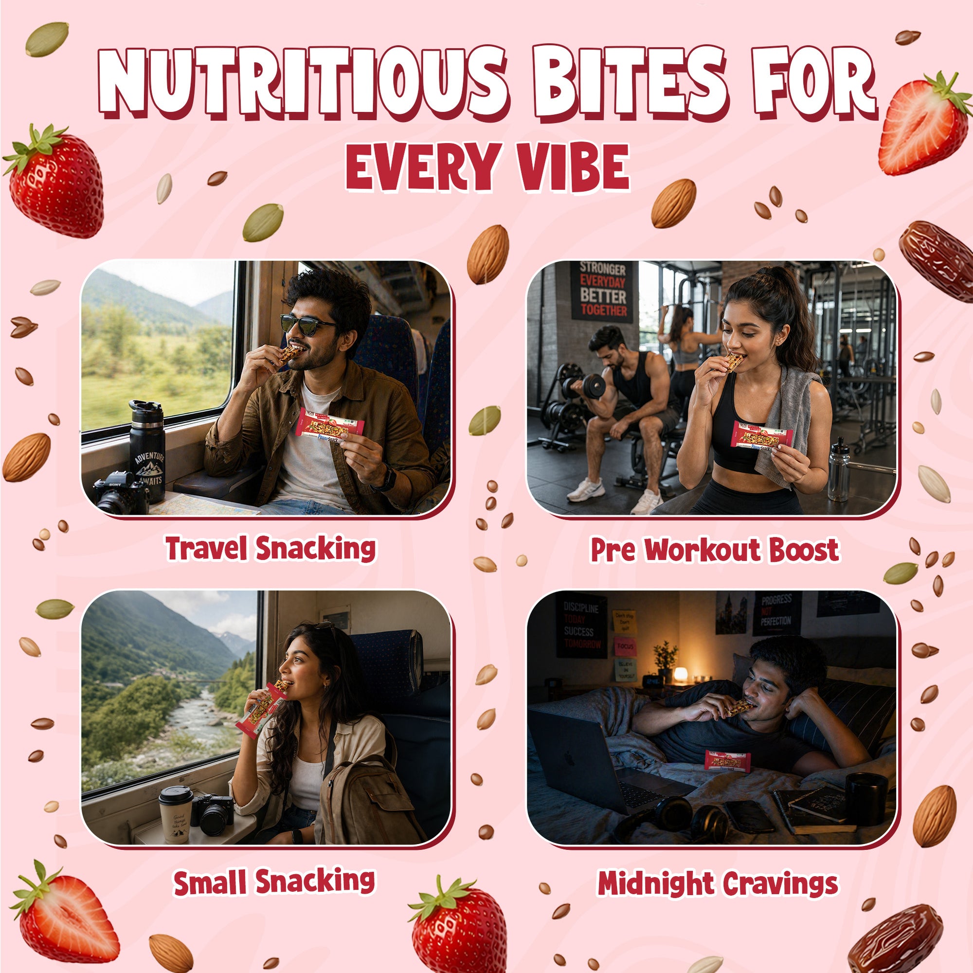 Strawberry Seed Bar