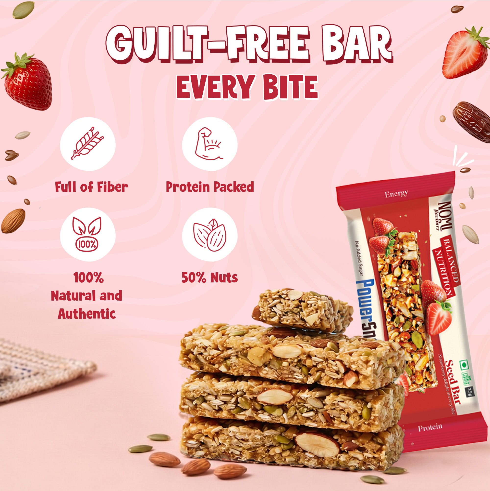 Strawberry Seed Bar