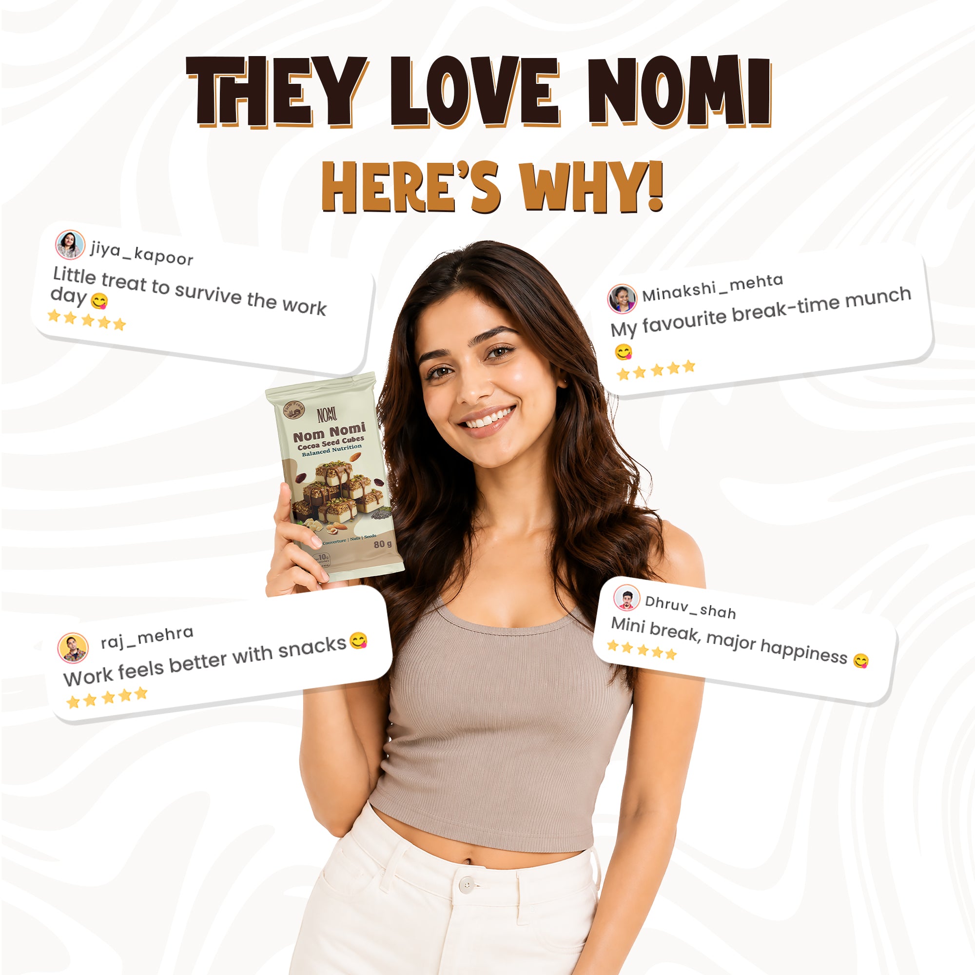 Nom Nomi Cocoa Seed Cubes