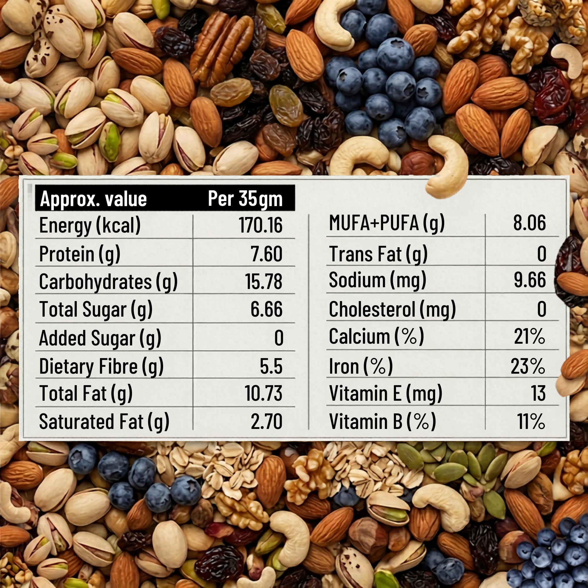 Blueberry Seed Bar