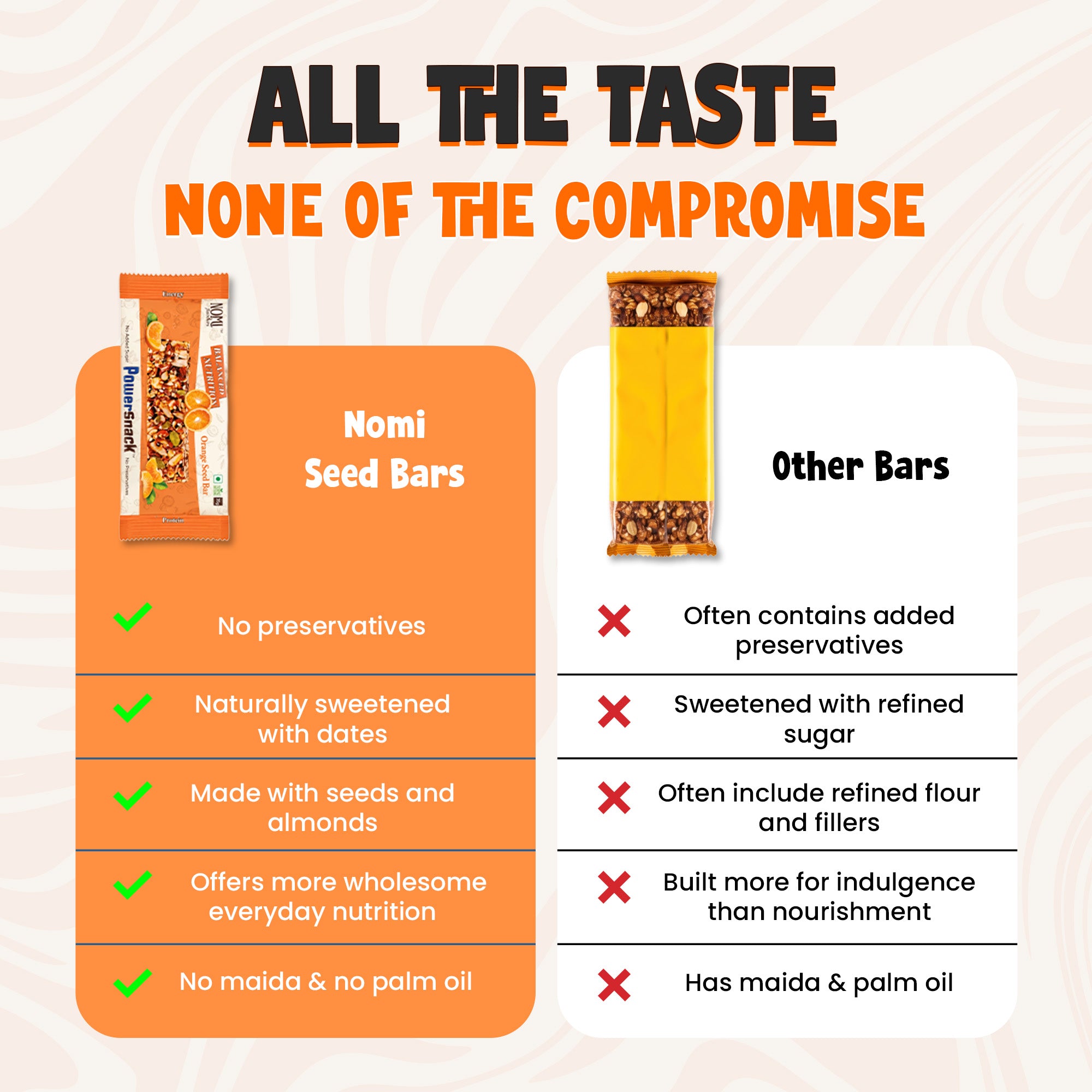 Orange Seed Bar