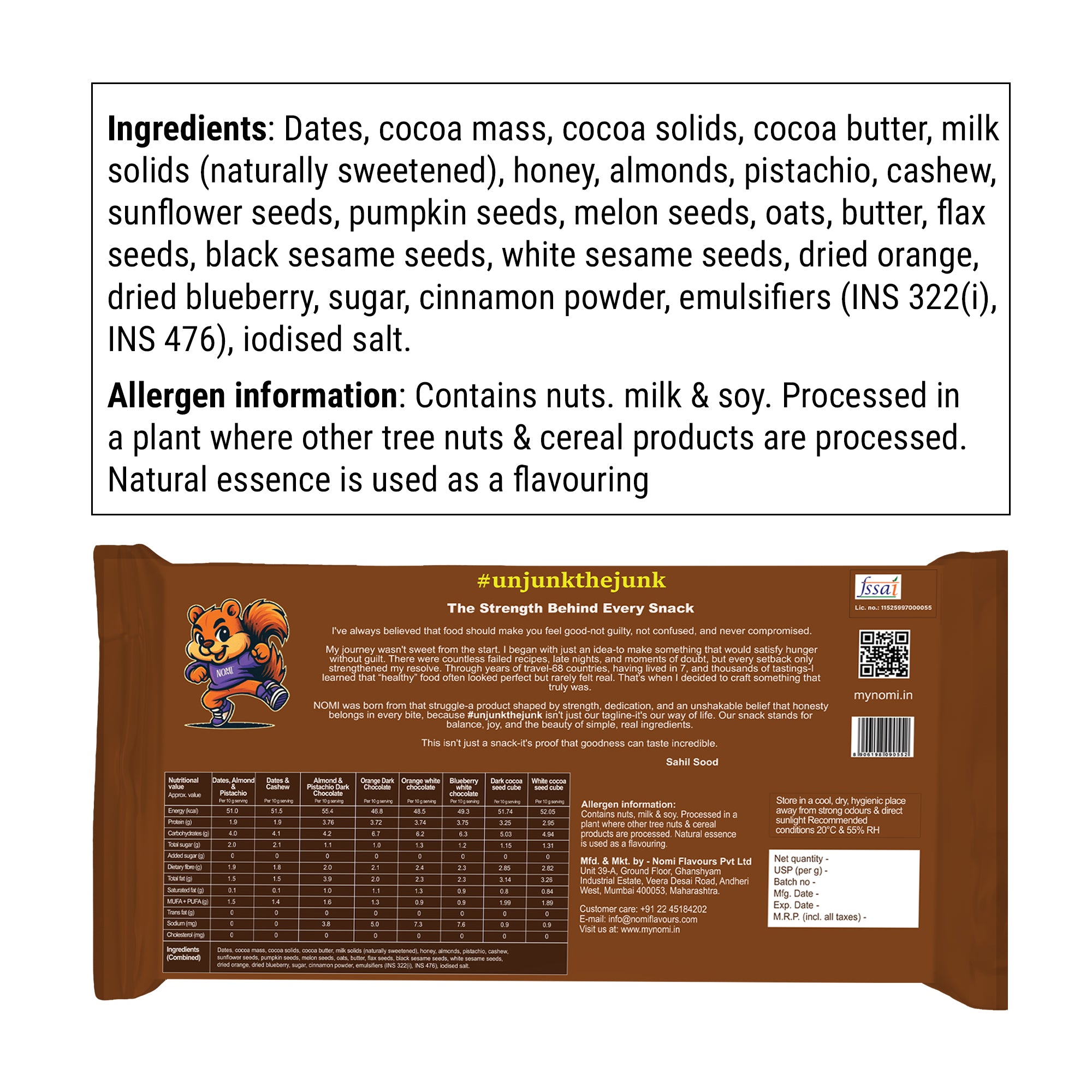 Nom Nomi Assorted Cubes